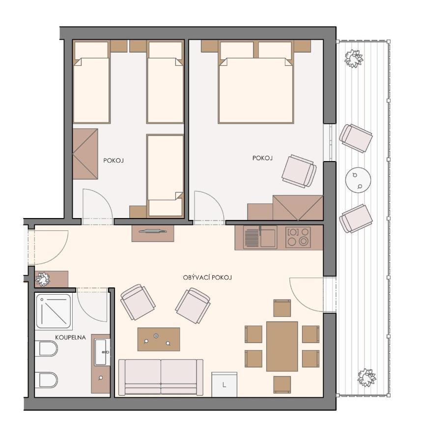 Penzion Stribrnik Krasna  Phòng bức ảnh